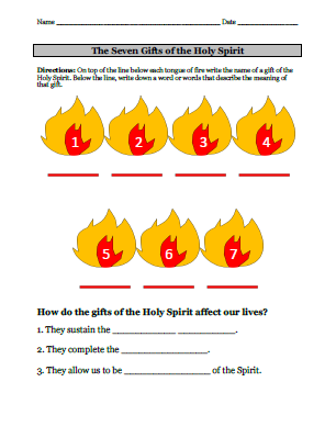 The 7 Gifts of the Holy Spirit Lesson Plan | The Religion Teacher
