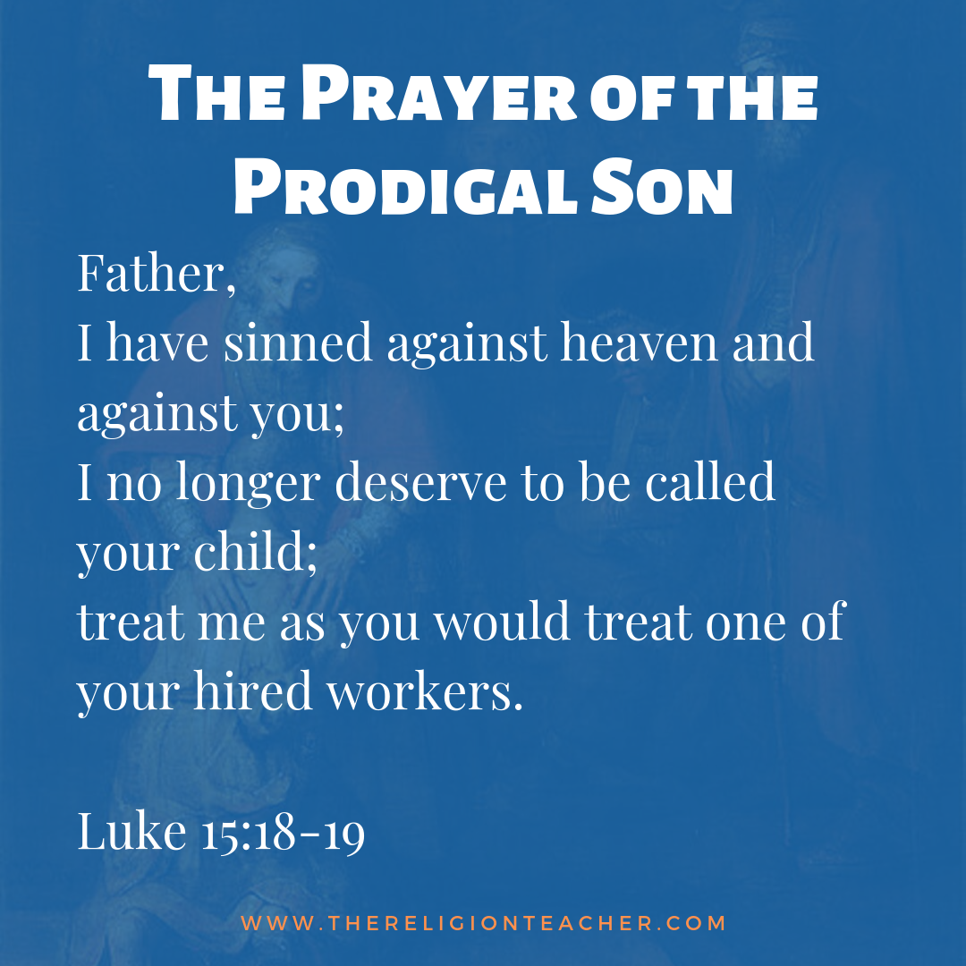 The Prodigal Son Lesson Plan