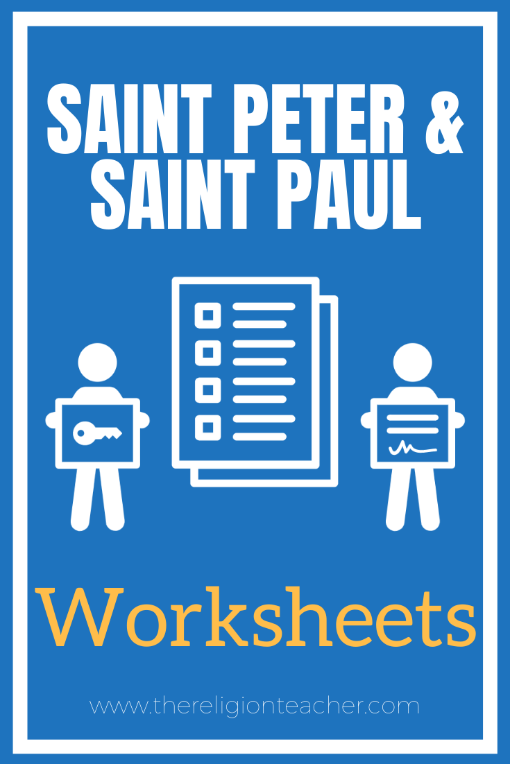 St. Peter and St. Paul Worksheets