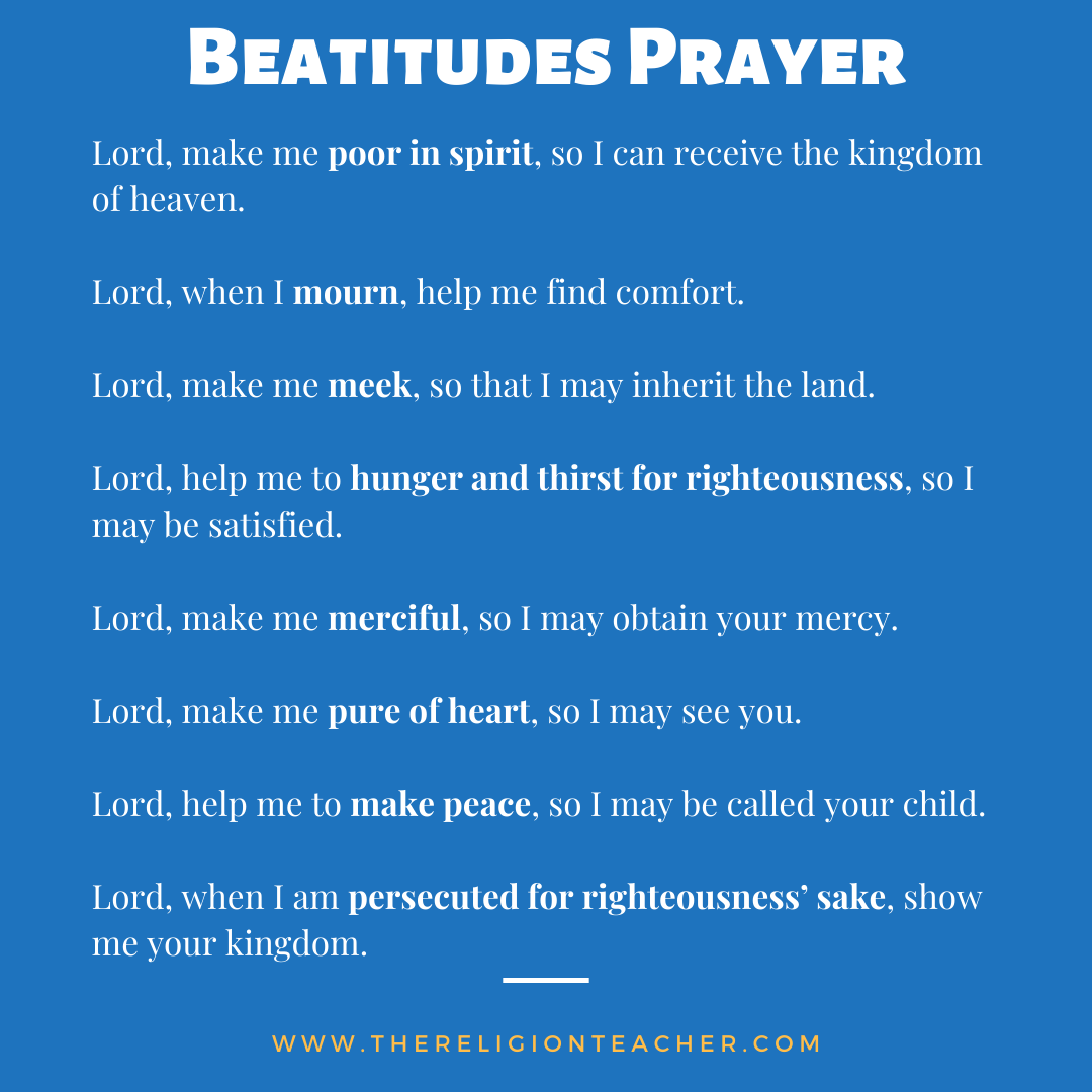 Beatitudes Prayer TRT 